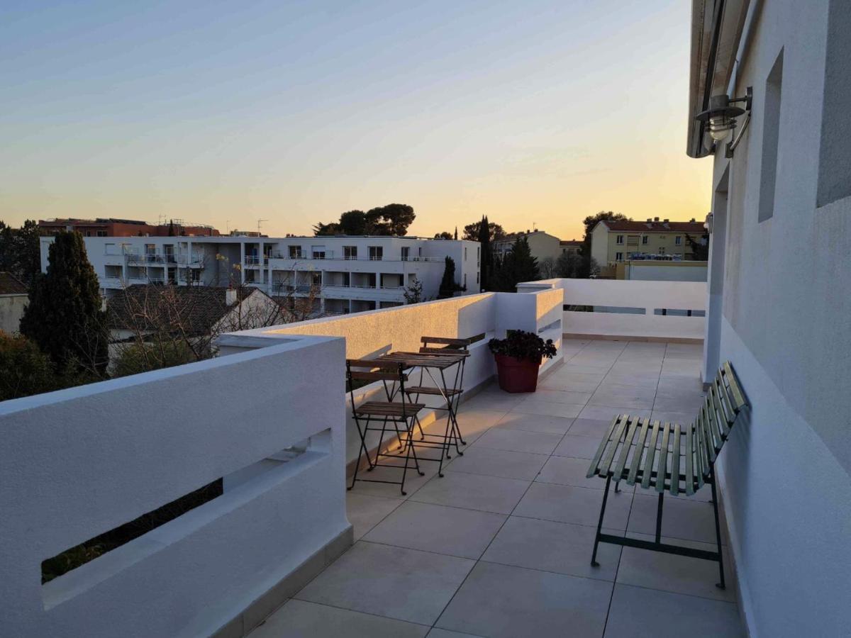דירות מונפלייה Duplex Toit Terrasse Vue Panoramique מראה חיצוני תמונה
